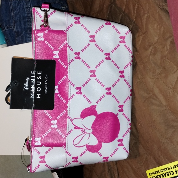 Disney Handbags - Disney Minnie Mouse Travel  Pouch (2 piece) NWT